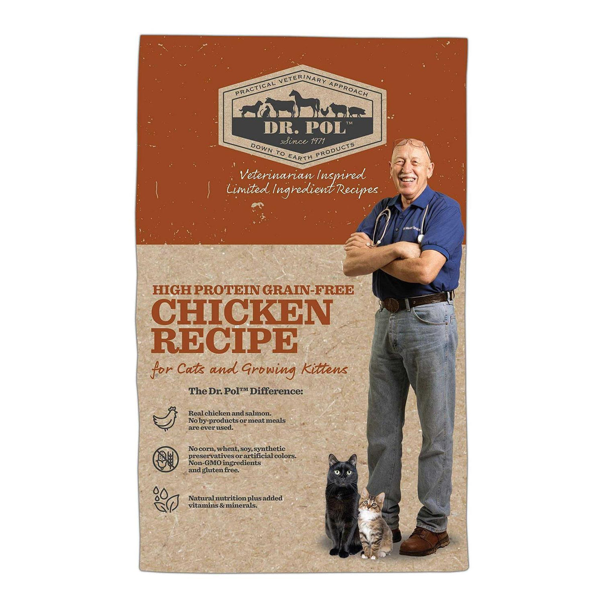 Grain-Free Chicken Recipe Cat Food D8705