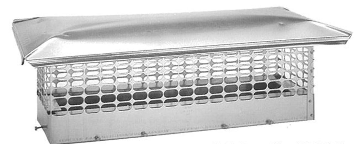 Stainless Steel Double Flue Chimney Cap E4752