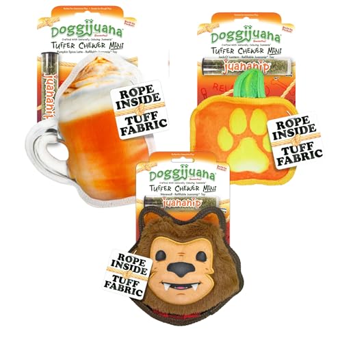 Refillable Catnip Plush Dog Toy Bundle S983783