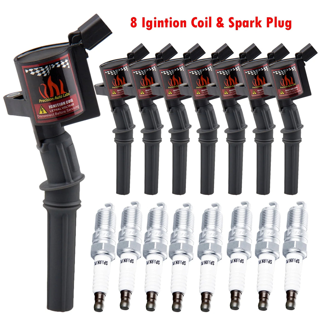 Set of 8 Ignition Coils & 8 Spark Plugs B85322