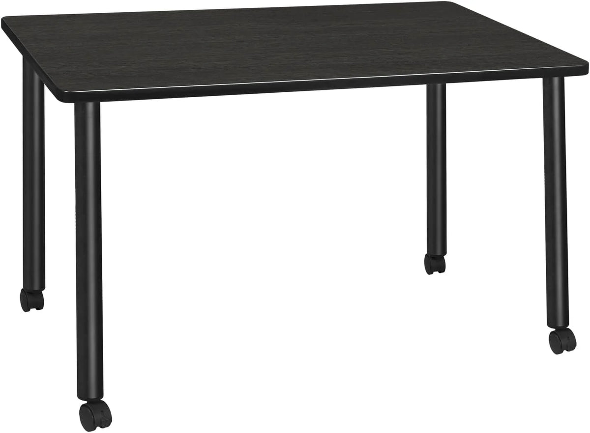 Mobile Training Room Tables Grey/Black T667596