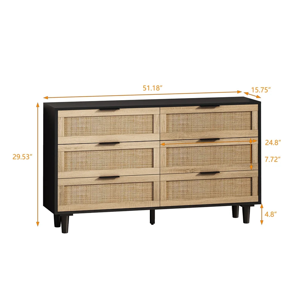 Rattan Storage Cabinet T894869