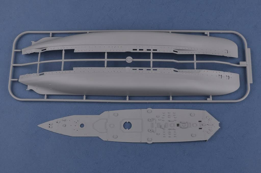 French Navy Pre-Dreadnought Battleship Danton Model Kit (1/350 Scale) K534580