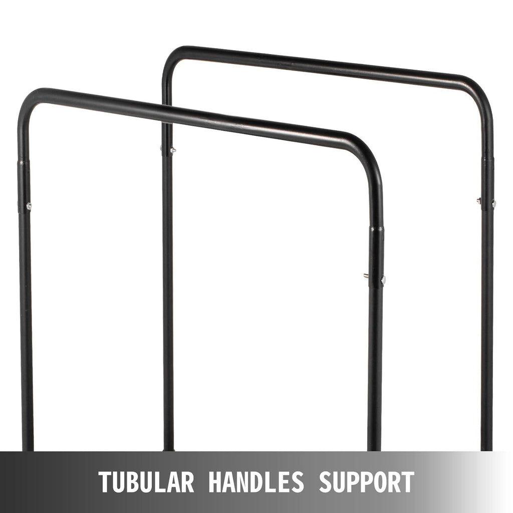 Black Steel Frame Folding Table Cart T9157