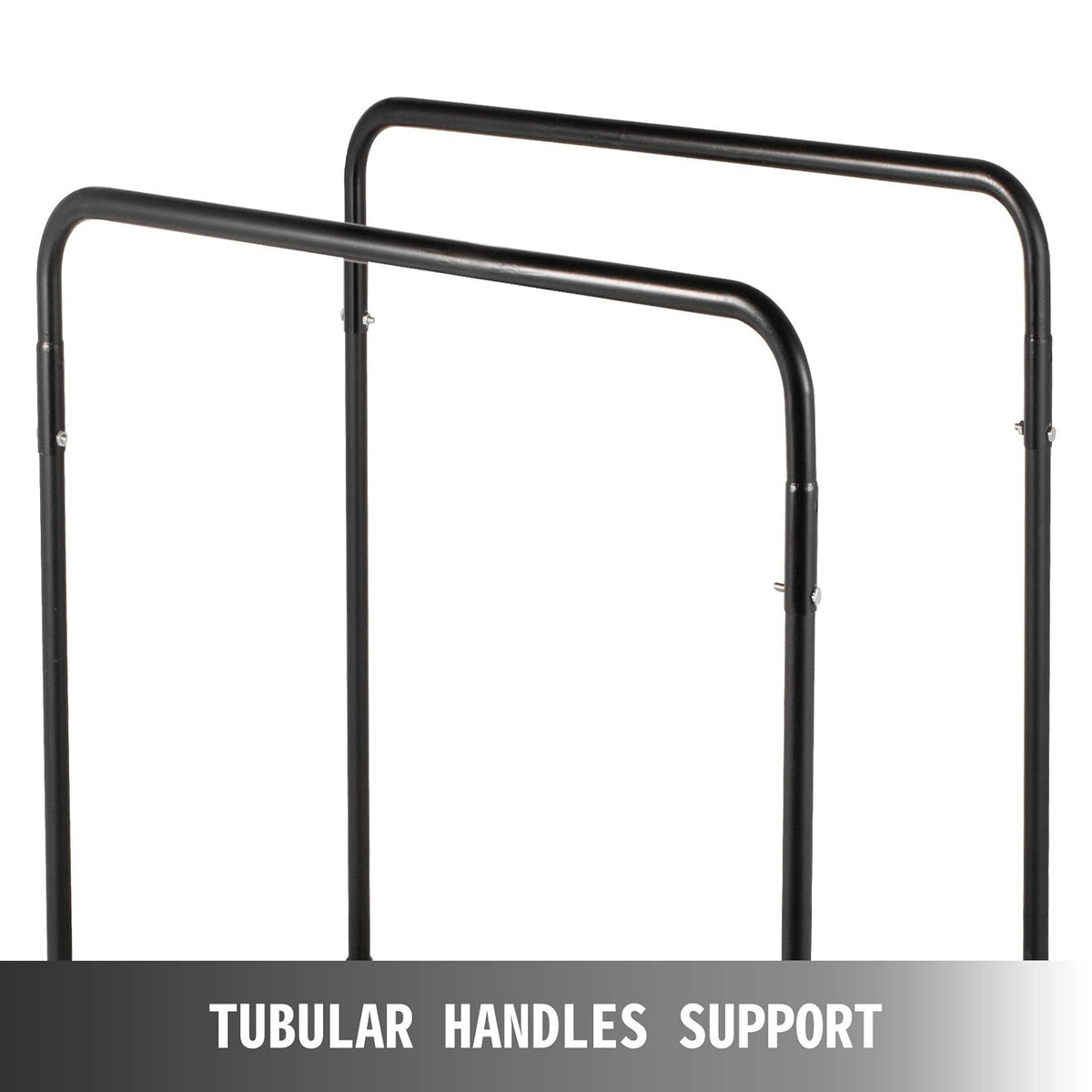 Black Steel Frame Folding Table Cart T9157