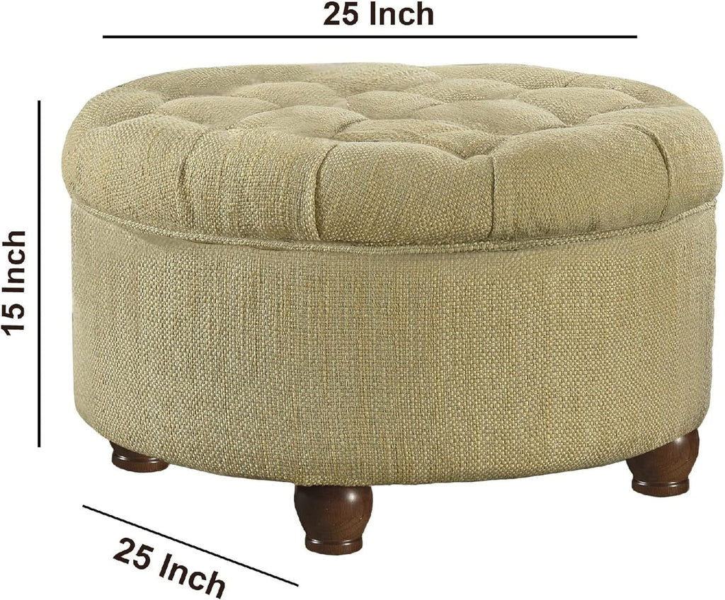 Wooden Ottoman with Lift Off Lid H893