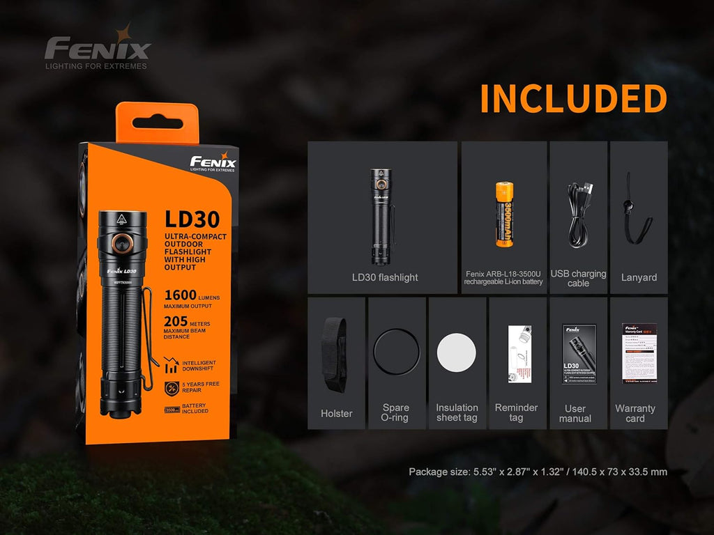 1600 Lumen LED Tactical Flashlight with 2 X 3500mAh Rechargeable Battery W21284