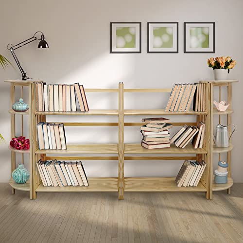 3 Shelf Folding Bookcase, 27.5" Wide, Espresso L80961