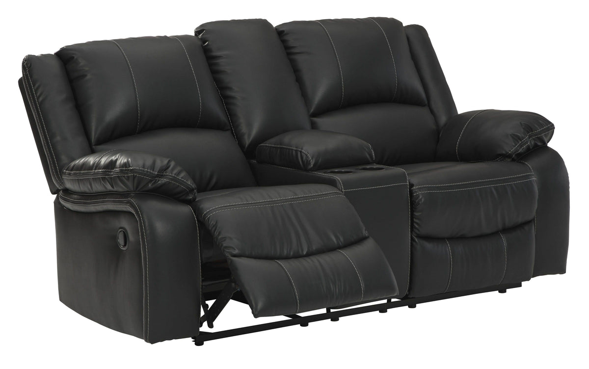 Reclining Loveseat with Console D374450