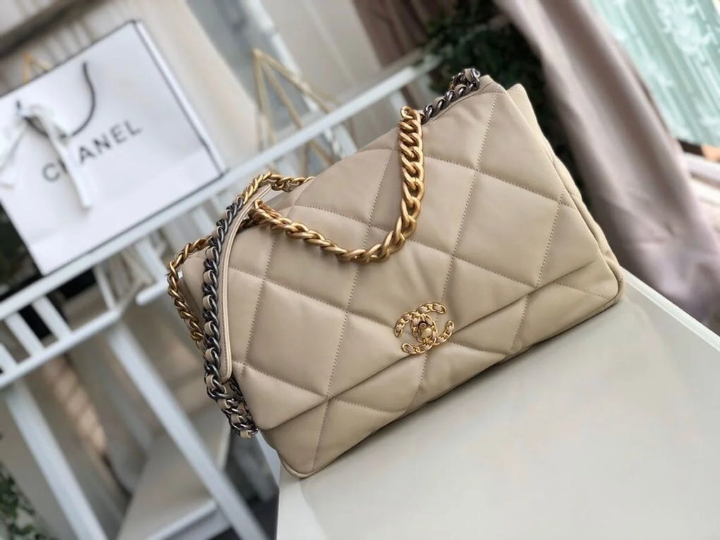 Beige Handbag O407