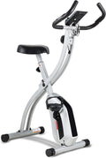 Folding Stationary Exercise Bike with LCD Monitor J674501