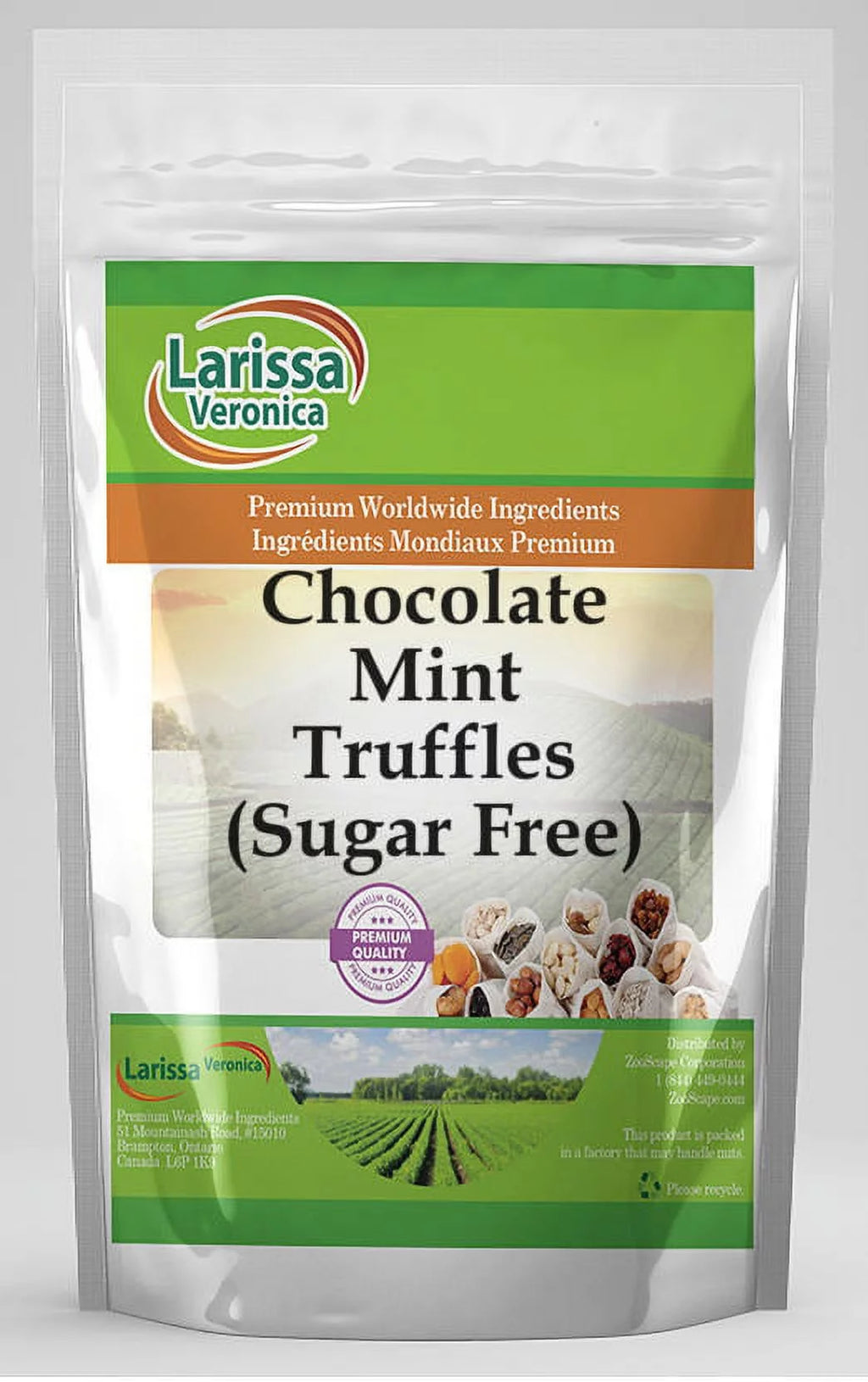 Sugar Free Chocolate Mint Truffles 8 oz 3-Pack U288
