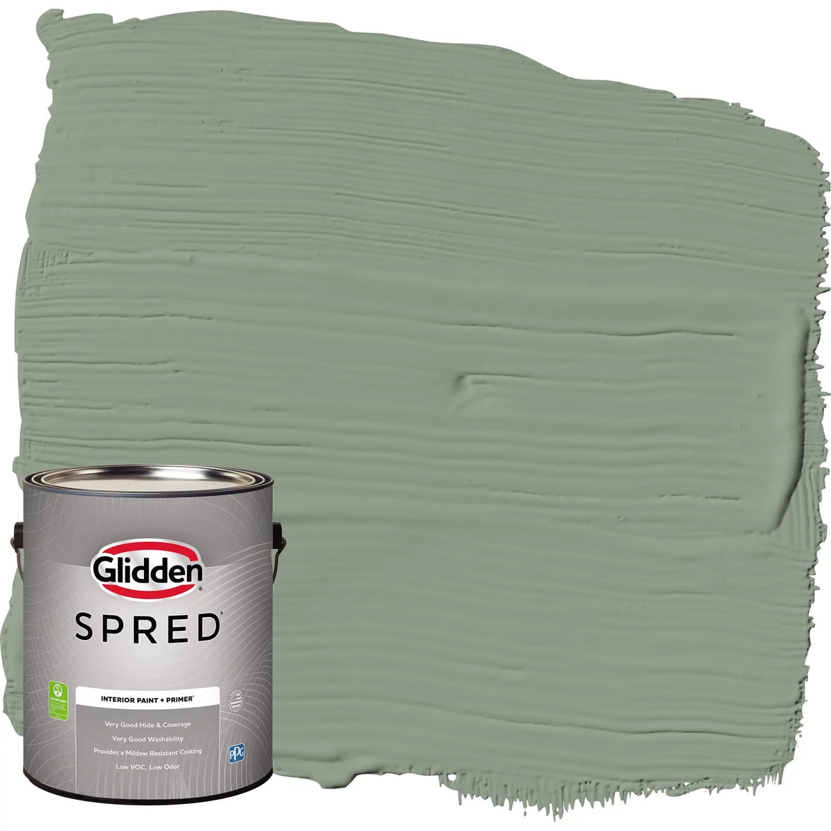 Interior Wall Paint Green Eggshell 1 Gallon B731