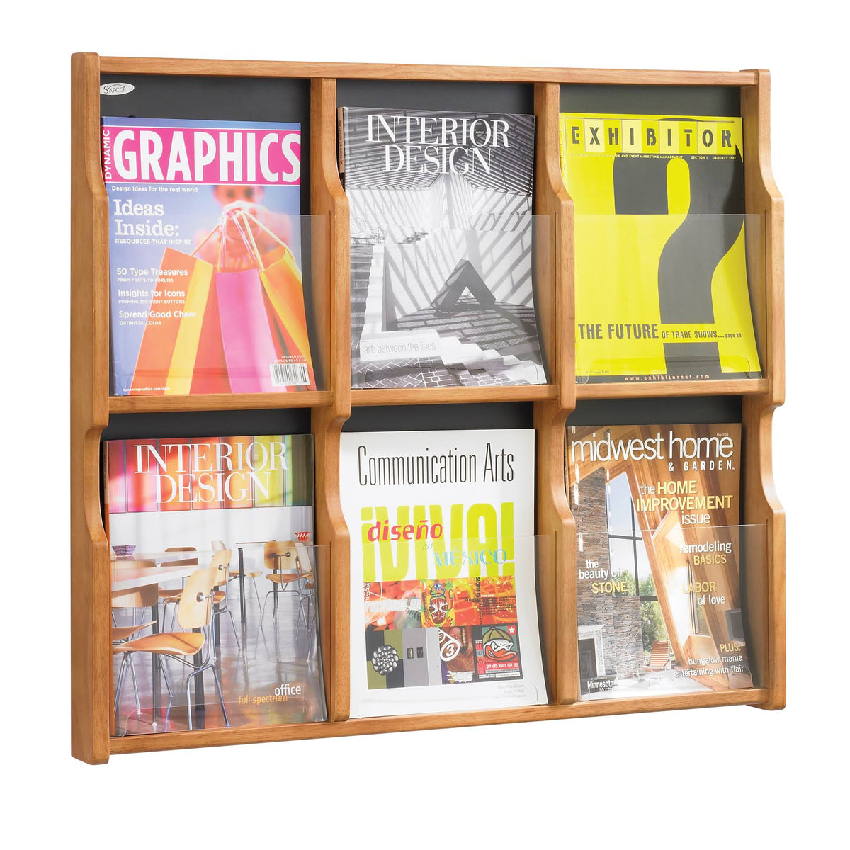 6 Magazine 12 Pamphlet Display T881262