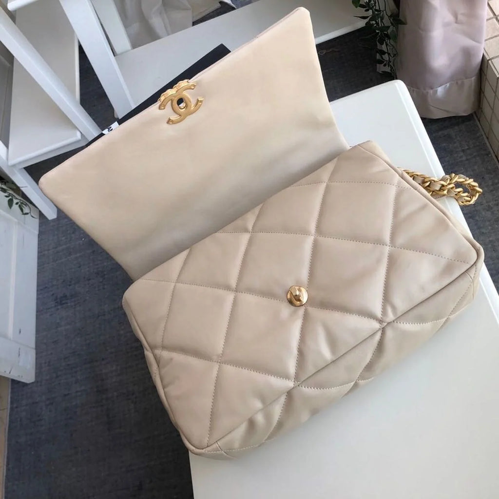 Beige Handbag O407