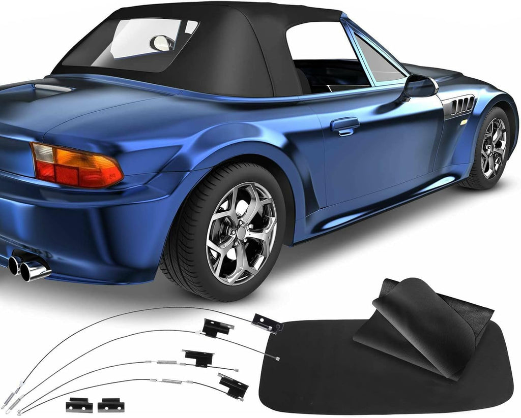 Black Convertible Soft Top with Plastic Window D516262
