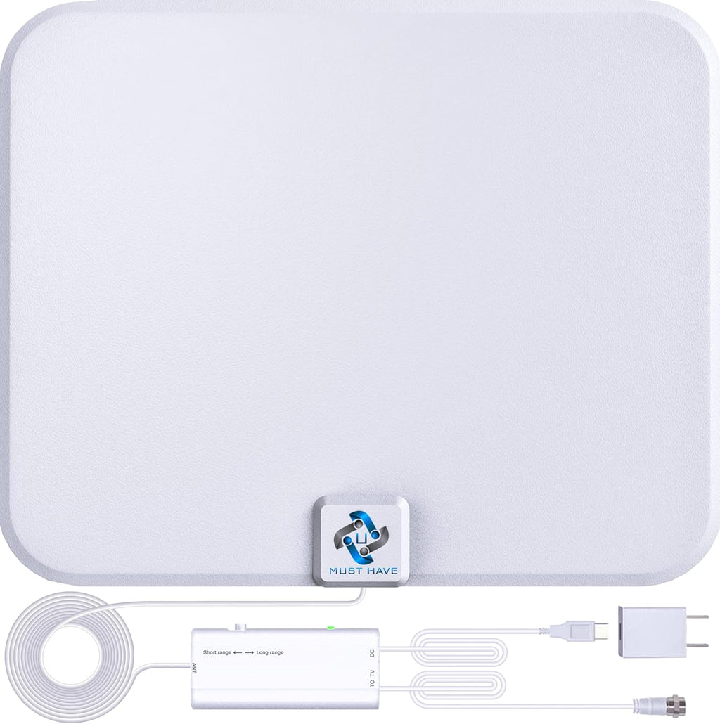 Amplified HD Digital TV Antenna with 18ft Coax Cable S9531
