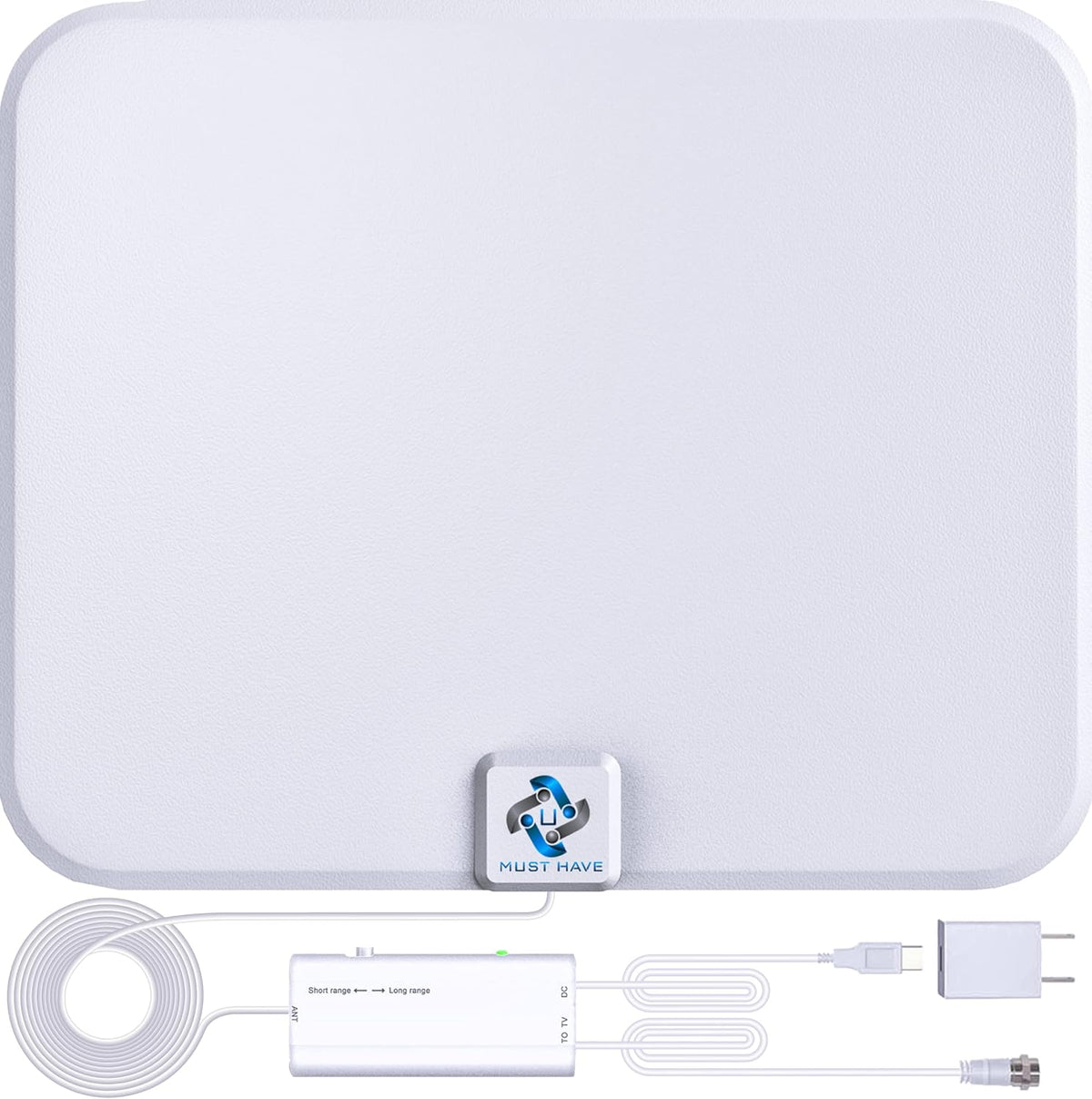 Amplified HD Digital TV Antenna with 18ft Coax Cable S9531