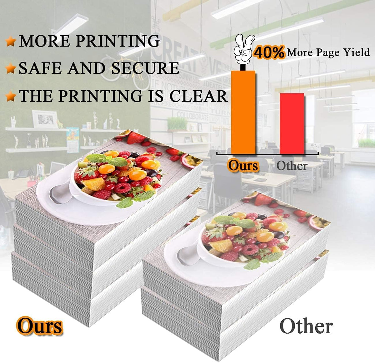 Tri-Color Compatible Ink Cartridge V7487