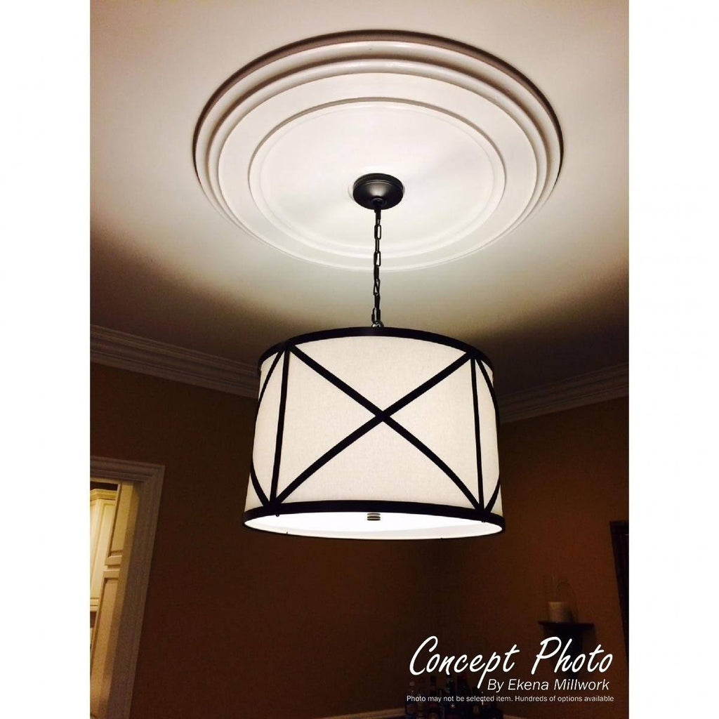 Deco Ceiling Medallion Hand-Painted Cloud Burst B511252