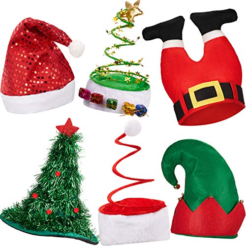 Christmas Santa Hat 6 Pieces C729855