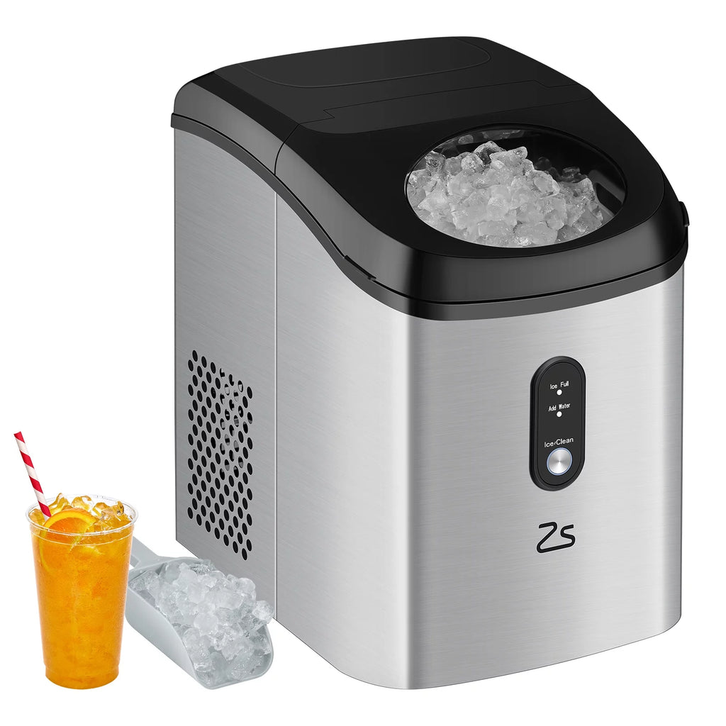 Portable Countertop Ice Maker with Ice Scoop and Basket X309