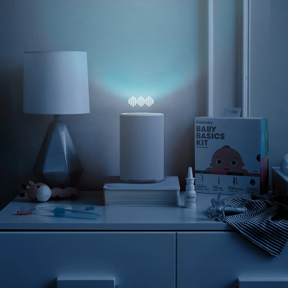 3-in-1 Air Purifier, Sound Machine, and Nightlight D7383