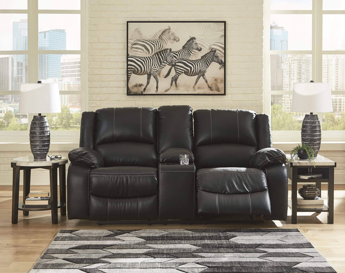 Reclining Loveseat with Console D374450