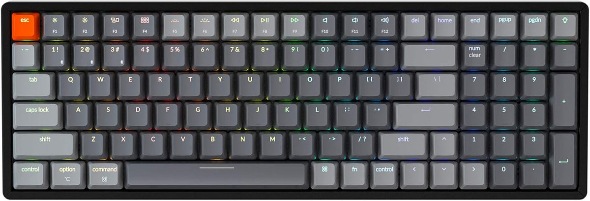 96% Layout 100 Keys Wireless Bluetooth 5.1/Wired USB C Mechanical Keyboard D352