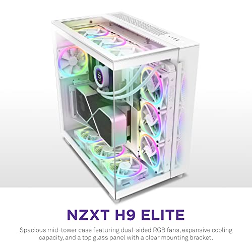 Dual-Chamber ATX Mid-Tower PC Gaming Case with 3 x 120mm F120 RGB Duo Fans V5875