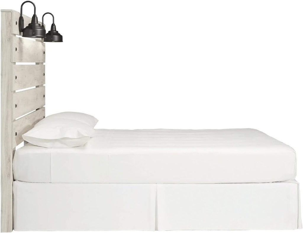 Black Adjustable Metal Bed Base Frame with Floor Glides W4292