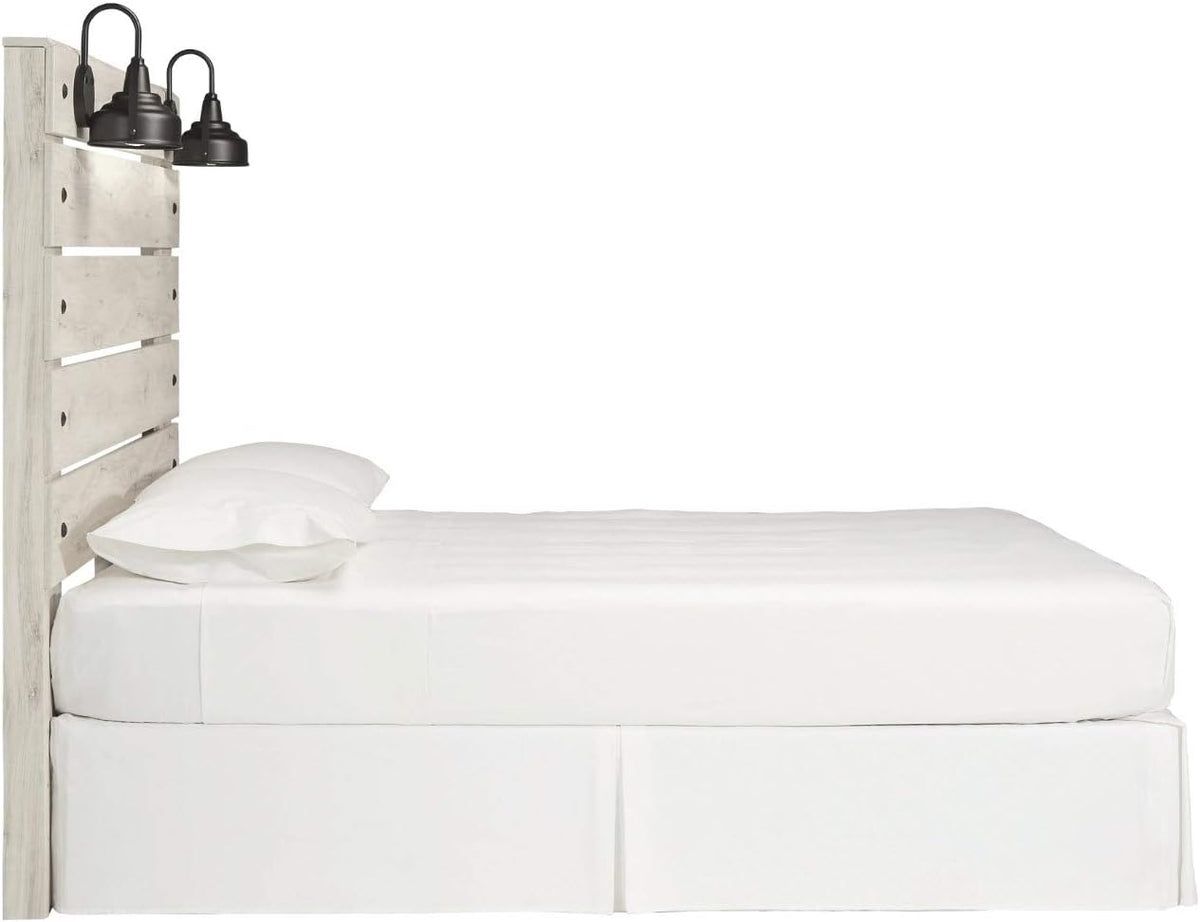Black Adjustable Metal Bed Base Frame with Floor Glides W4292