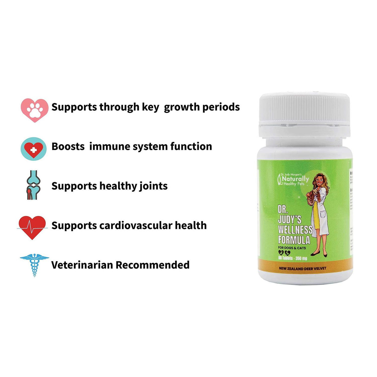 New Zealand Deer Velvet Wellness Formula for Dogs & Cats O158401
