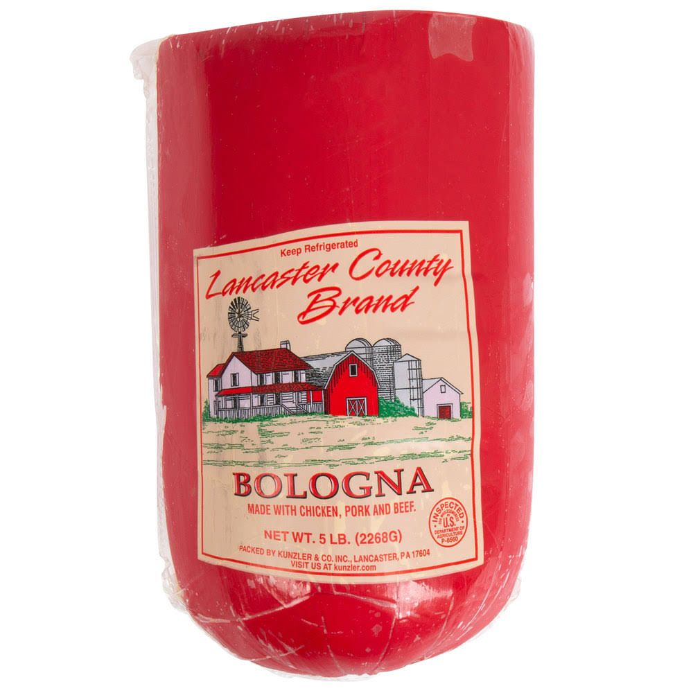 5 lb. Deli Bologna - 2/Case K5941