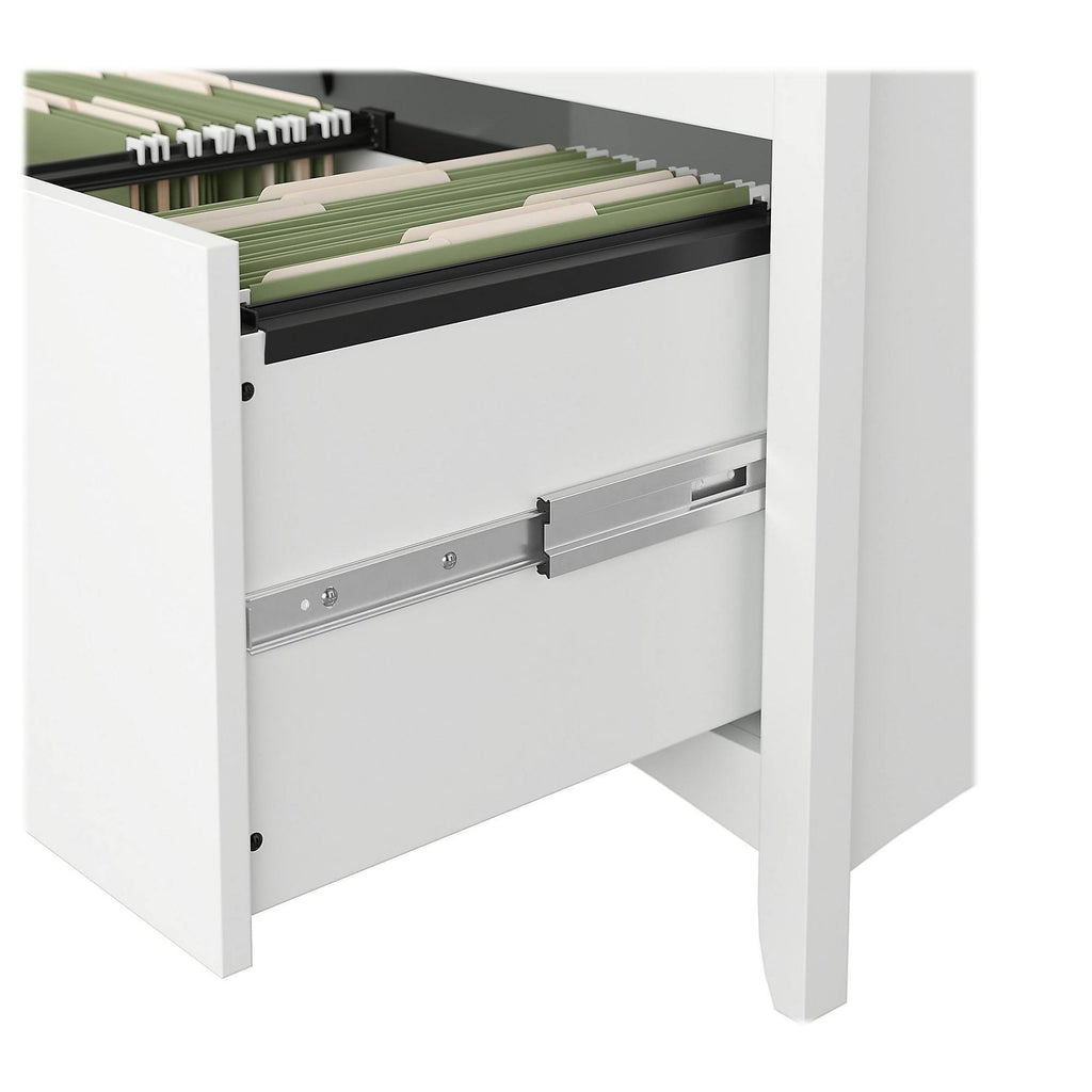 White 2 Drawer Lateral File Cabinet Z573294