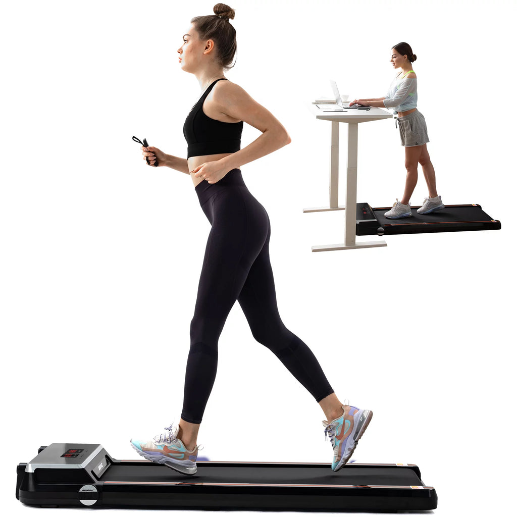 White Slim Under Desk Treadmill X856217