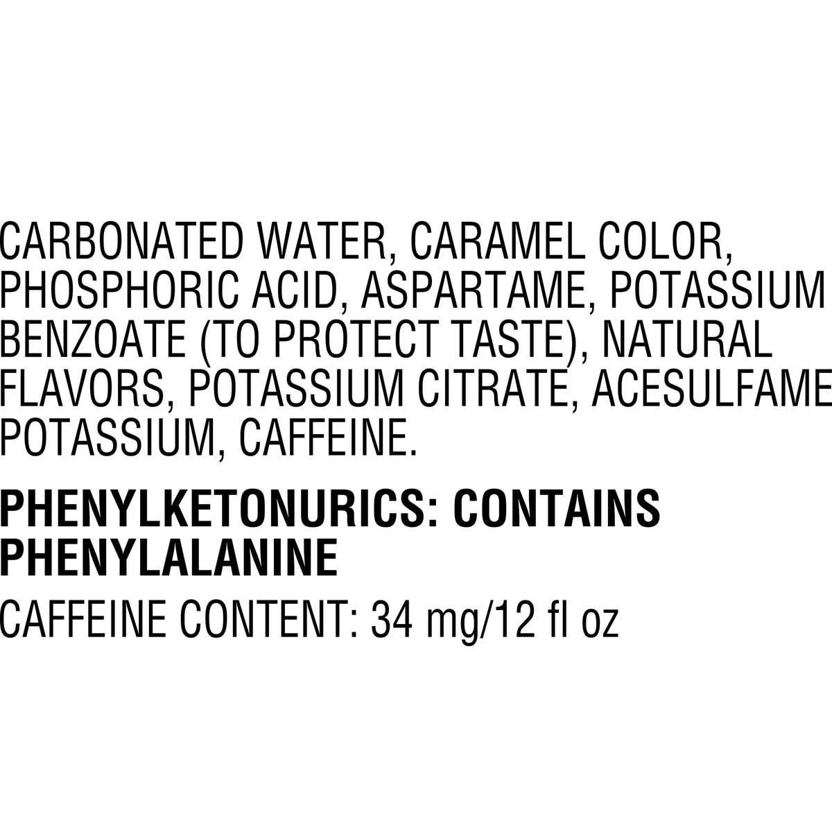 12 fl oz 35-count Zero Sugar C5098