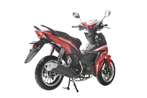 125CC 4 Speed Moped Motorcycle Z4338