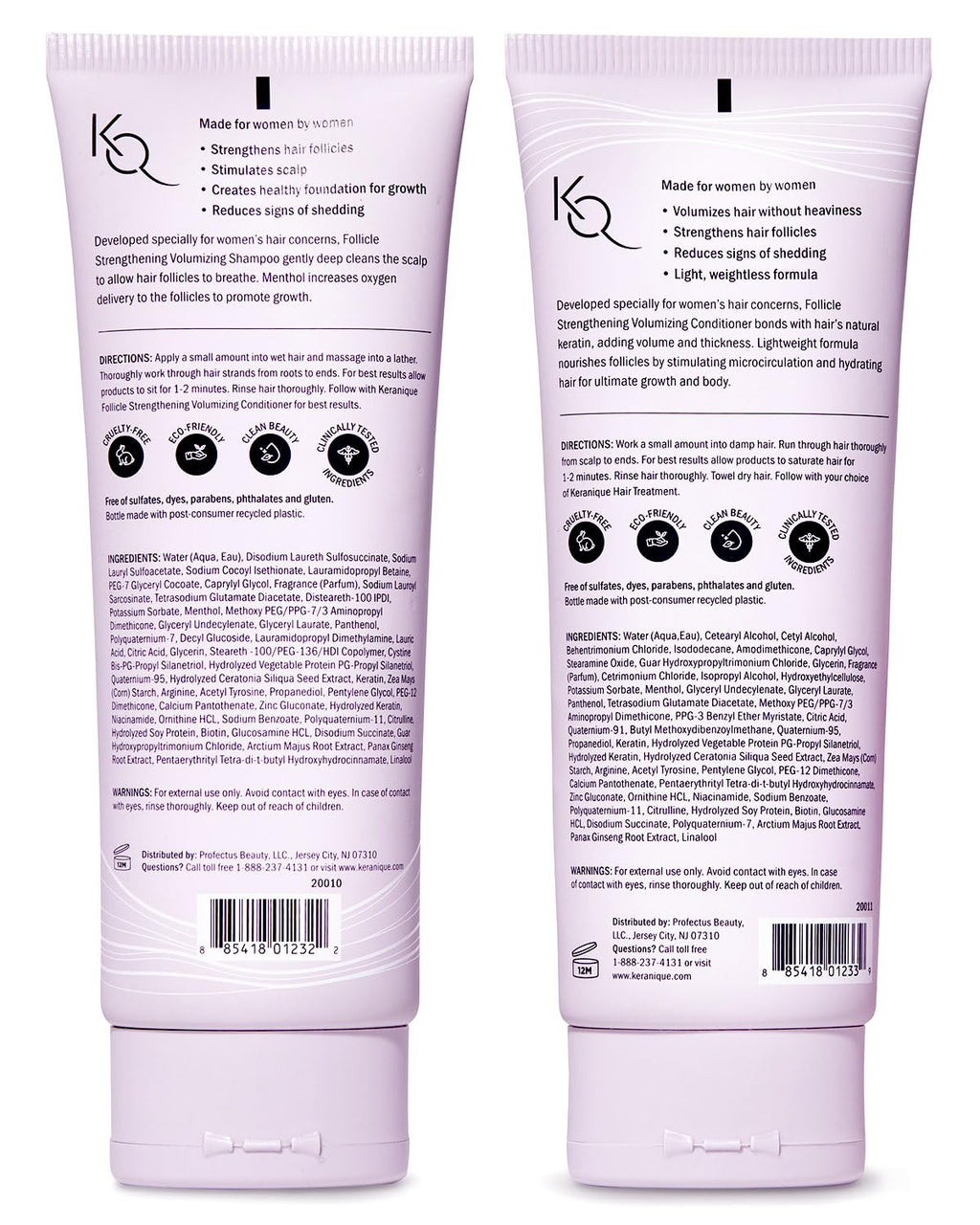 Volumizing Shampoo and Conditioner Set for Fine, Thinning Hair C976