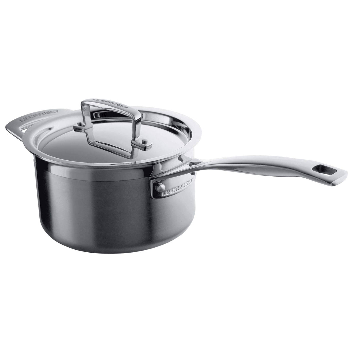3-Ply Stainless Steel Saucepan with Lid - 18 cm I701