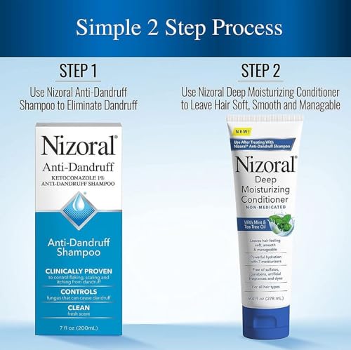 Anti-Dandruff Shampoo and Moisturizing Conditioner Bundle Z2603