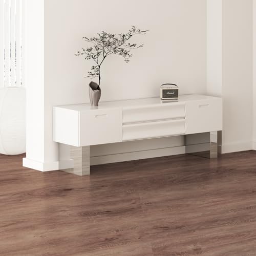 Interlocking Vinyl Floor Tiles 48 x 7.3 inch 10 Tiles 5.5mm Thick Natural Wood Grain B124