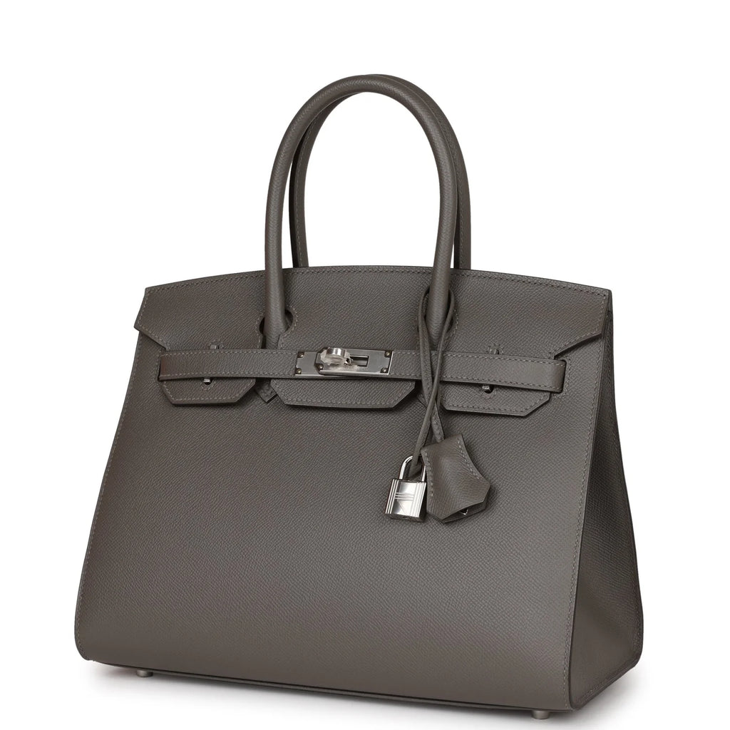 Gris Meyer Epsom Leather 30 Bag P4192
