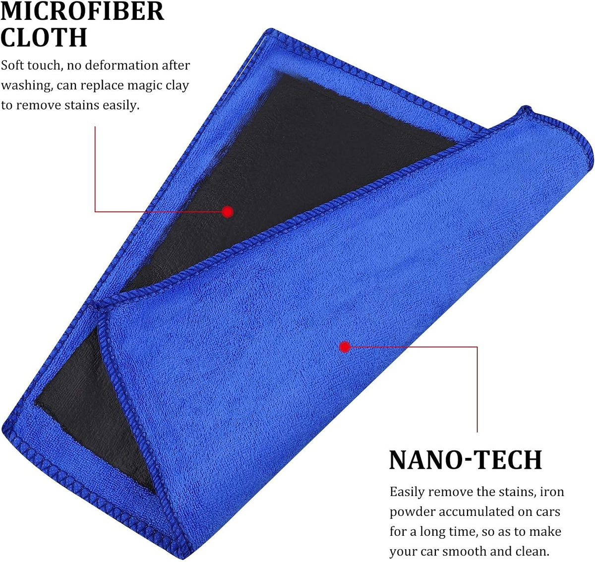 Clay Bar Towel Pack of 2 E591