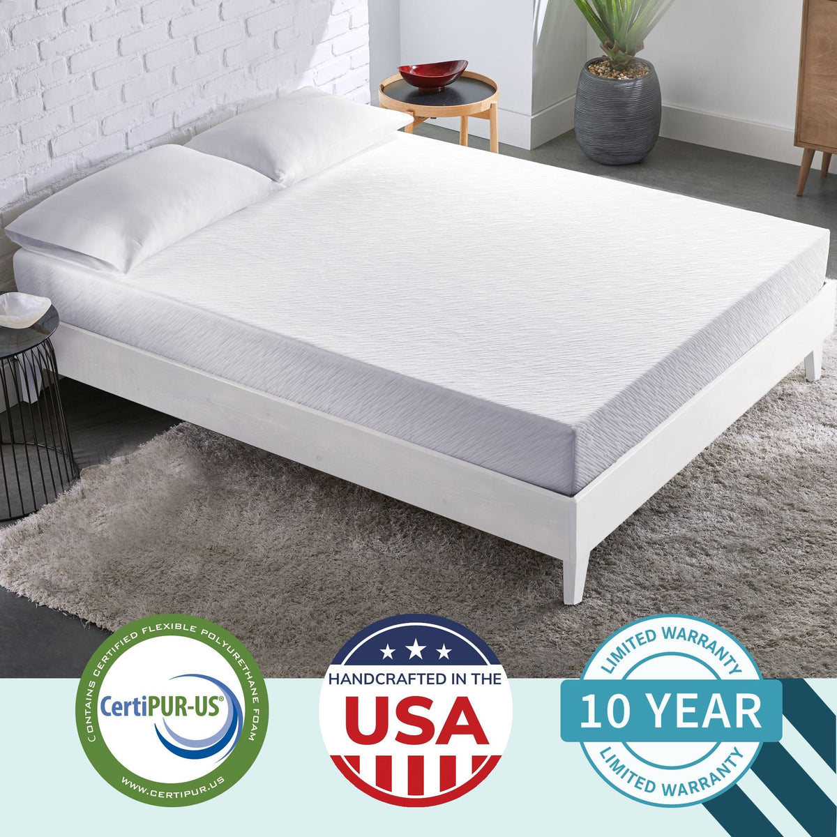 8 inch Gel Memory Foam Mattress California King M34685