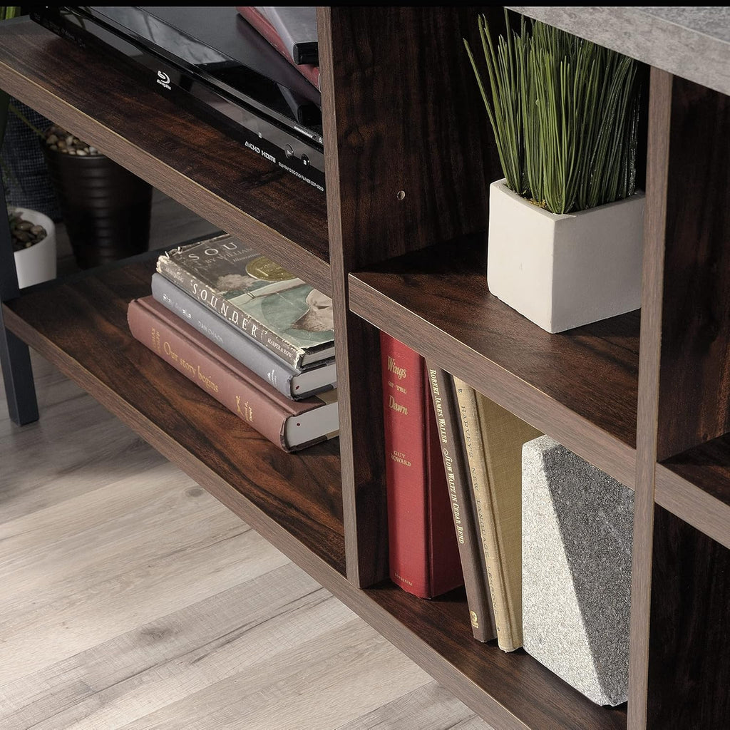 Credenza for TVs up to 60", Rich Walnut Finish A816