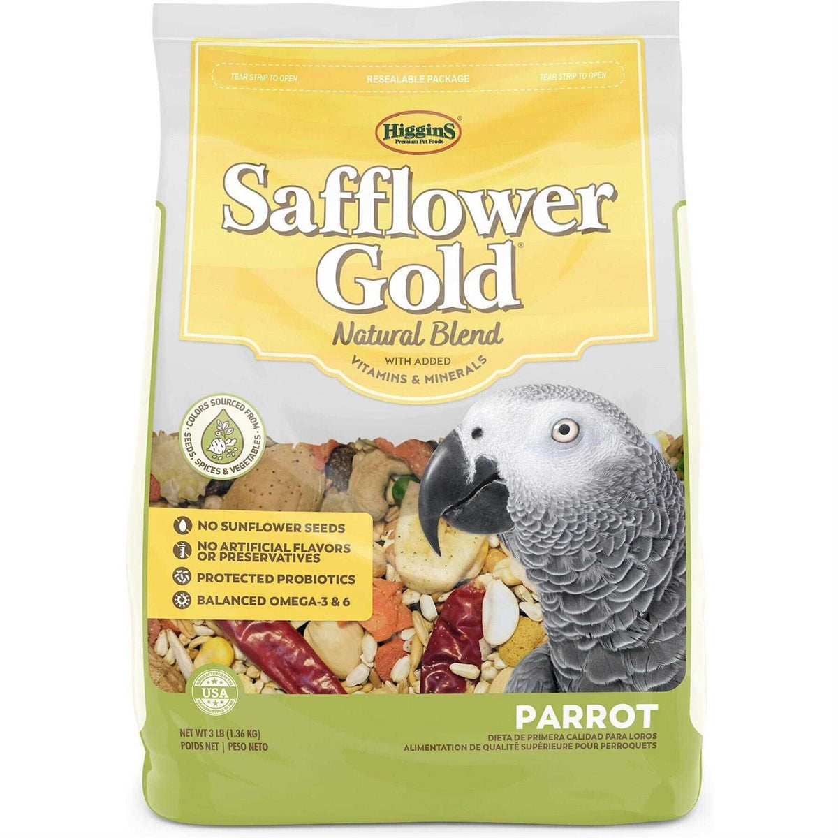 Safflower Gold Parrot Food W2728