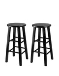 Black Counter Stool Set of 2 N5917