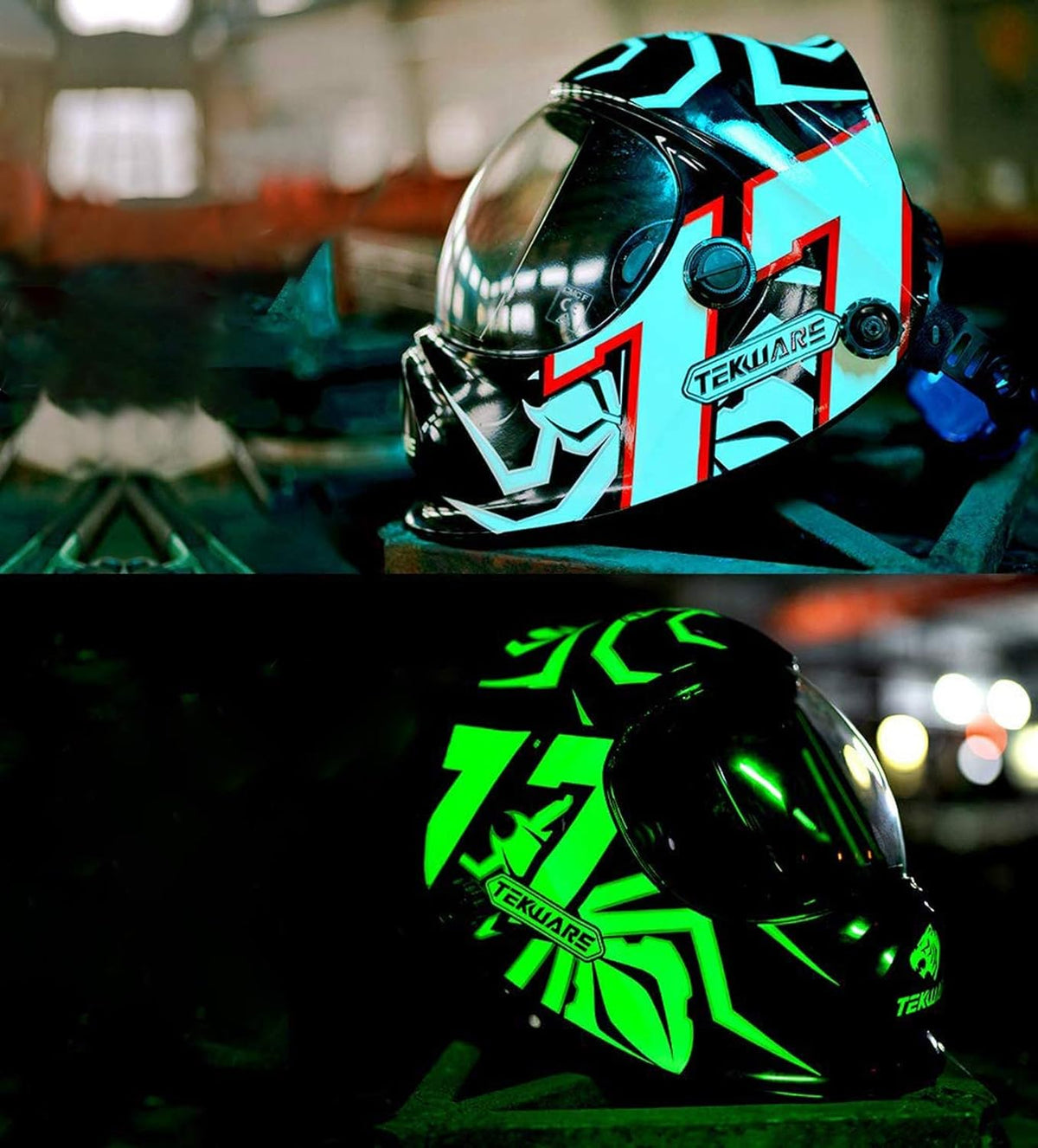 Auto Darkening Welding Helmet with Ultra Large Viewing Screen, 4 Arc Sensor, 1/1/1/2 Optical Clarity, Pack of 2 S16384
