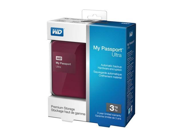 3TB USB 3.0 Portable External Hard Drive B87112